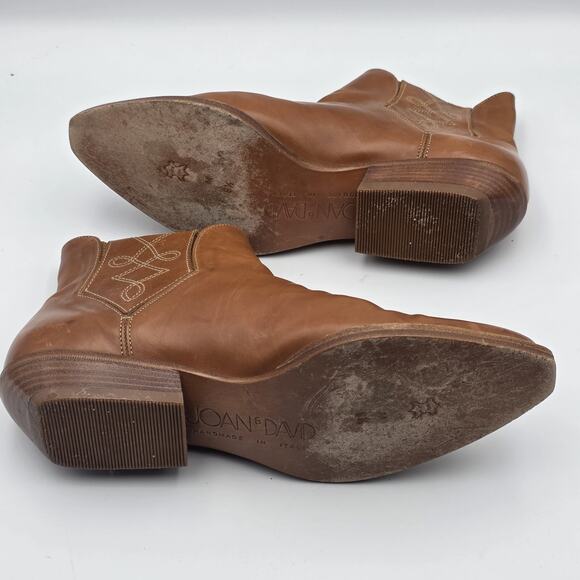 Vintage Joan and David Booties Western Size 6 - Picture 5 of 7
